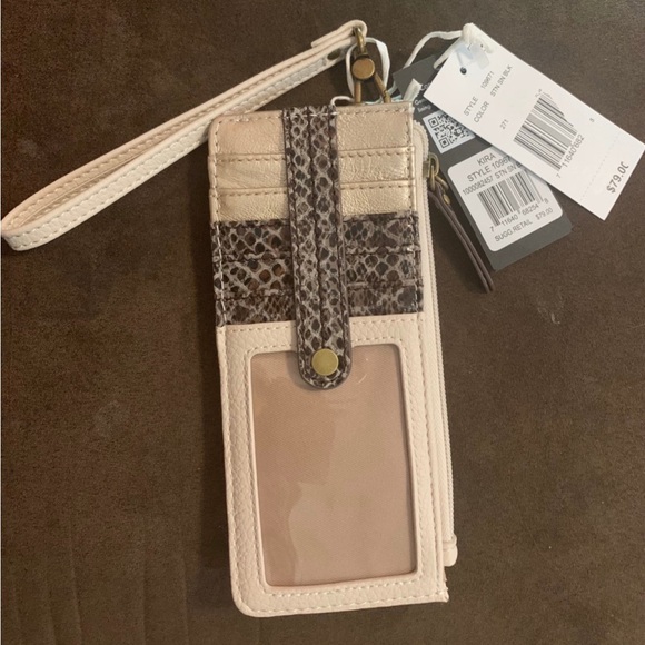 THE SAK Leather Wristlet Card Wallet - Picture 7 of 9